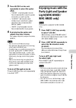 Preview for 55 page of Sony MHC-M40D Operating Instructions Manual