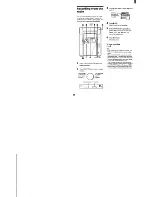 Preview for 20 page of Sony MHC-MC1 - 50 + 1 Cd Mini System Operating Instructions Manual