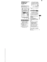 Предварительный просмотр 31 страницы Sony MHC-MC1 - 50 + 1 Cd Mini System Operating Instructions Manual