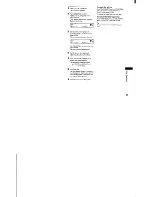 Preview for 45 page of Sony MHC-MC1 - 50 + 1 Cd Mini System Operating Instructions Manual