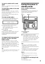 Preview for 9 page of Sony MHC-NX1 Operating Instructions Manual