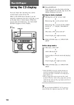 Предварительный просмотр 18 страницы Sony MHC-NX1 Operating Instructions Manual