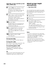 Preview for 24 page of Sony MHC-NX1 Operating Instructions Manual