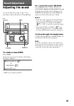 Preview for 25 page of Sony MHC-NX1 Operating Instructions Manual