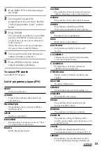 Предварительный просмотр 31 страницы Sony MHC-NX1 Operating Instructions Manual