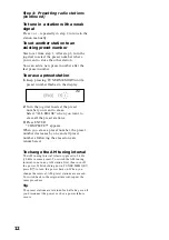 Preview for 12 page of Sony MHC-NX300AV Operating Instructions Manual