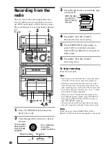 Preview for 20 page of Sony MHC-NX300AV Operating Instructions Manual