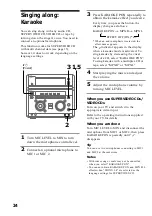 Preview for 24 page of Sony MHC-NX300AV Operating Instructions Manual