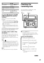 Preview for 27 page of Sony MHC-NX300AV Operating Instructions Manual