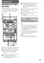 Preview for 39 page of Sony MHC-NX300AV Operating Instructions Manual