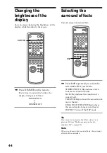 Preview for 44 page of Sony MHC-NX300AV Operating Instructions Manual