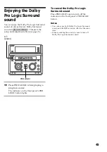 Предварительный просмотр 45 страницы Sony MHC-NX300AV Operating Instructions Manual