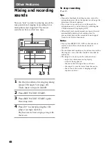 Preview for 48 page of Sony MHC-NX300AV Operating Instructions Manual