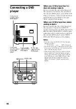 Предварительный просмотр 54 страницы Sony MHC-NX300AV Operating Instructions Manual