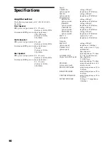 Preview for 60 page of Sony MHC-NX300AV Operating Instructions Manual