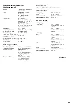 Preview for 61 page of Sony MHC-NX300AV Operating Instructions Manual