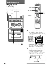 Preview for 12 page of Sony MHC-NX3AV Operating Instructions  (primary manual) Operating Instructions Manual