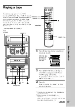 Preview for 17 page of Sony MHC-NX3AV Operating Instructions  (primary manual) Operating Instructions Manual