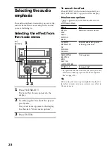 Предварительный просмотр 28 страницы Sony MHC-NX3AV Operating Instructions  (primary manual) Operating Instructions Manual