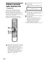 Предварительный просмотр 32 страницы Sony MHC-NX3AV Operating Instructions  (primary manual) Operating Instructions Manual