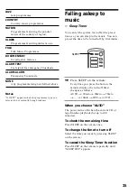 Preview for 35 page of Sony MHC-NX3AV Operating Instructions  (primary manual) Operating Instructions Manual