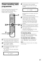 Предварительный просмотр 37 страницы Sony MHC-NX3AV Operating Instructions  (primary manual) Operating Instructions Manual