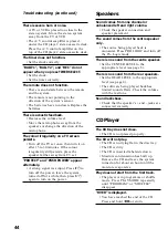 Preview for 44 page of Sony MHC-NX3AV Operating Instructions  (primary manual) Operating Instructions Manual