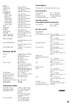 Preview for 47 page of Sony MHC-NX3AV Operating Instructions  (primary manual) Operating Instructions Manual