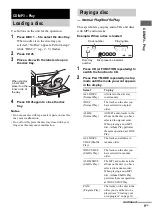 Предварительный просмотр 9 страницы Sony MHC-NXM1 Operating Instructions Manual