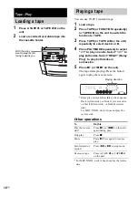 Предварительный просмотр 16 страницы Sony MHC-NXM1 Operating Instructions Manual