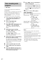 Preview for 22 page of Sony MHC-NXM1 Operating Instructions Manual