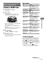Preview for 11 page of Sony MHC-RG295 Operating Instructions Manual