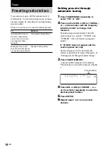 Предварительный просмотр 14 страницы Sony MHC-RG55 Operating Instructions Manual