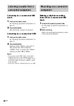 Preview for 30 page of Sony MHC-RG55 Operating Instructions Manual