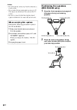 Preview for 8 page of Sony MHC-RG550 Operating Instructions Manual