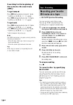 Preview for 18 page of Sony MHC-RG550 Operating Instructions Manual