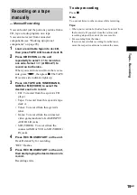 Preview for 19 page of Sony MHC-RG550 Operating Instructions Manual