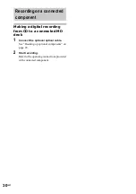 Preview for 30 page of Sony MHC-RG550 Operating Instructions Manual