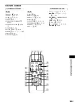 Предварительный просмотр 39 страницы Sony MHC-RG550 Operating Instructions Manual