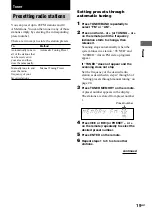 Preview for 19 page of Sony MHC-RV2 Operating Instructions Manual