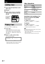 Preview for 22 page of Sony MHC-RV2 Operating Instructions Manual