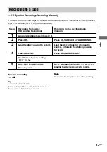 Preview for 23 page of Sony MHC-RV2 Operating Instructions Manual