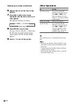 Preview for 32 page of Sony MHC-RV2 Operating Instructions Manual