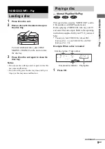 Preview for 9 page of Sony MHC-RV20 Operating Instructions Manual