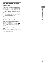 Preview for 15 page of Sony MHC-RV20 Operating Instructions Manual