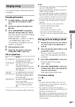 Preview for 23 page of Sony MHC-RV20 Operating Instructions Manual