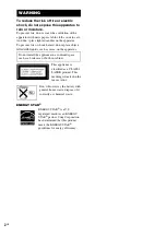 Preview for 2 page of Sony MHC-RV22 Operating Instructions Manual