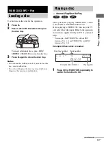 Preview for 11 page of Sony MHC-RV22 Operating Instructions Manual