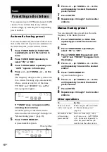 Preview for 18 page of Sony MHC-RV22 Operating Instructions Manual