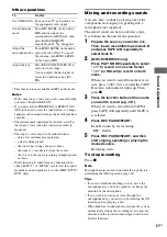 Preview for 27 page of Sony MHC-RV22 Operating Instructions Manual